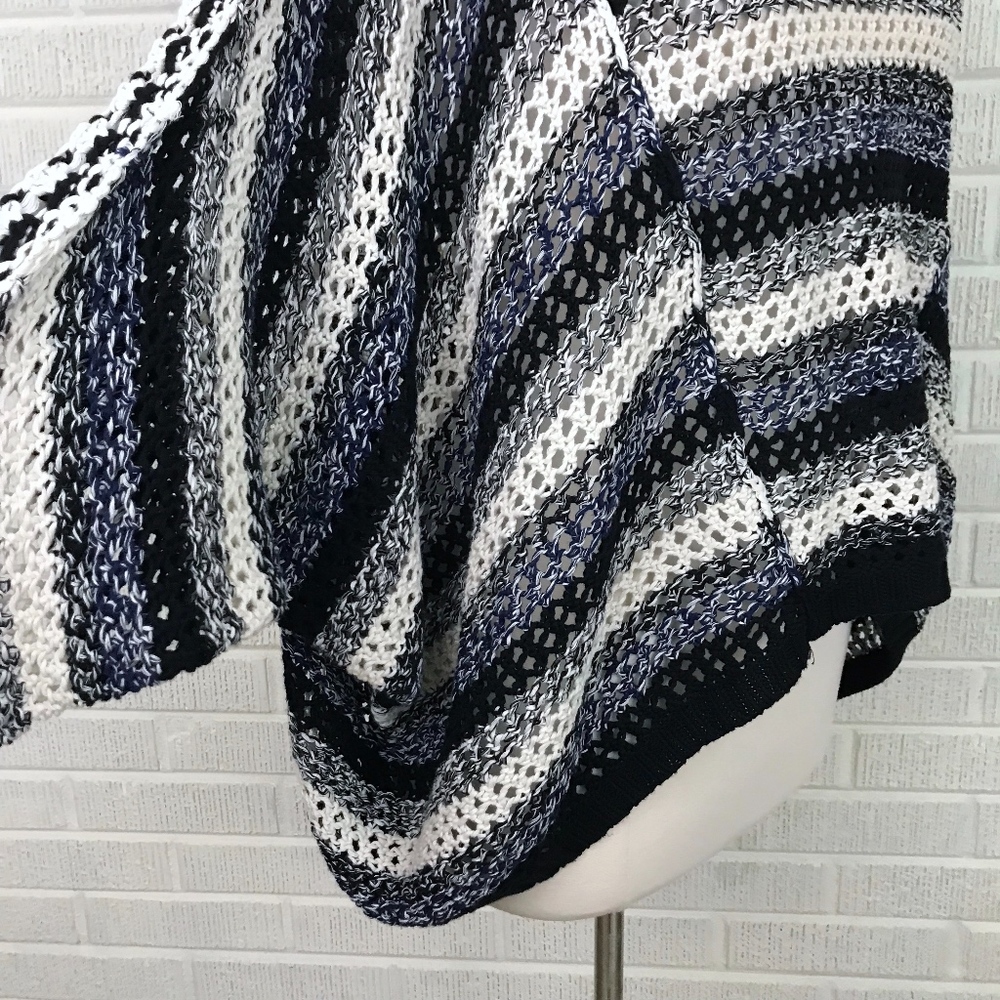 Free People Chunky Oversized Crop Stripe Sweater - Picture 8 of 8
